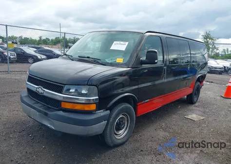 2005 Chevrolet Express G3500 z USA, uszkodzony, nr VIN 1GAHG39U151257779